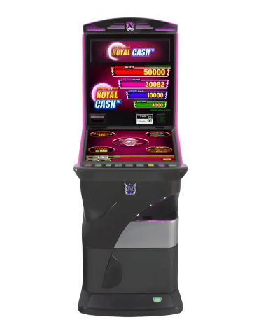 Máquina tragamonedas Royal Cash con premios.